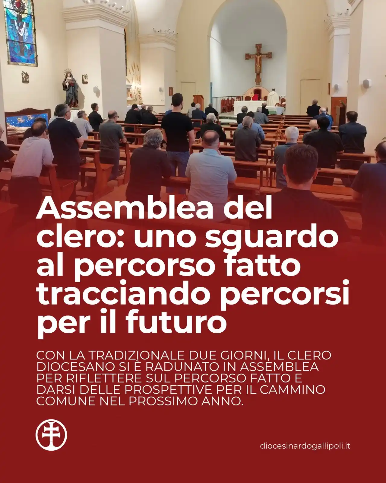Image from Diocesi di Nardò-Gallipoli: Nel mese di giugno, come da consuetudine, i sacerdoti della Diocesi di...
