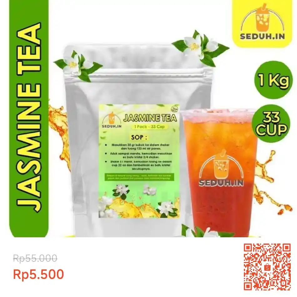 Image from INFO PROMO DISKON RACUN BELANJA | SHOPEE LAZADA TOKOPEDIA BLIBLI TIKTOK HIDDEN GEMS DAGET SHOPEE THR: Temukan BUBUK PREMIX JASMINE TEA 1KG seharga Rp5.500. Dapatkan sekaran...