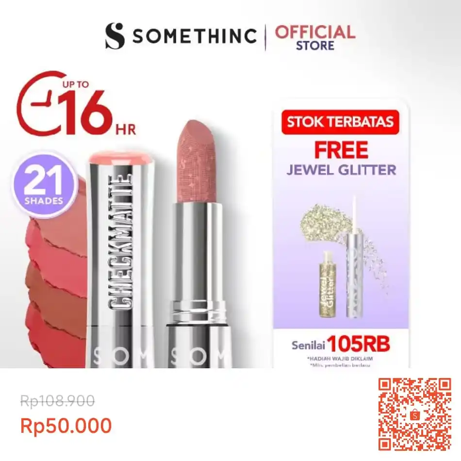 Image from INFO PROMO DISKON RACUN BELANJA | SHOPEE LAZADA TOKOPEDIA BLIBLI TIKTOK HIDDEN GEMS DAGET SHOPEE THR: Temukan SOMETHINC Checkmatte Transferproof Lipstick - Lipstick Batang ...