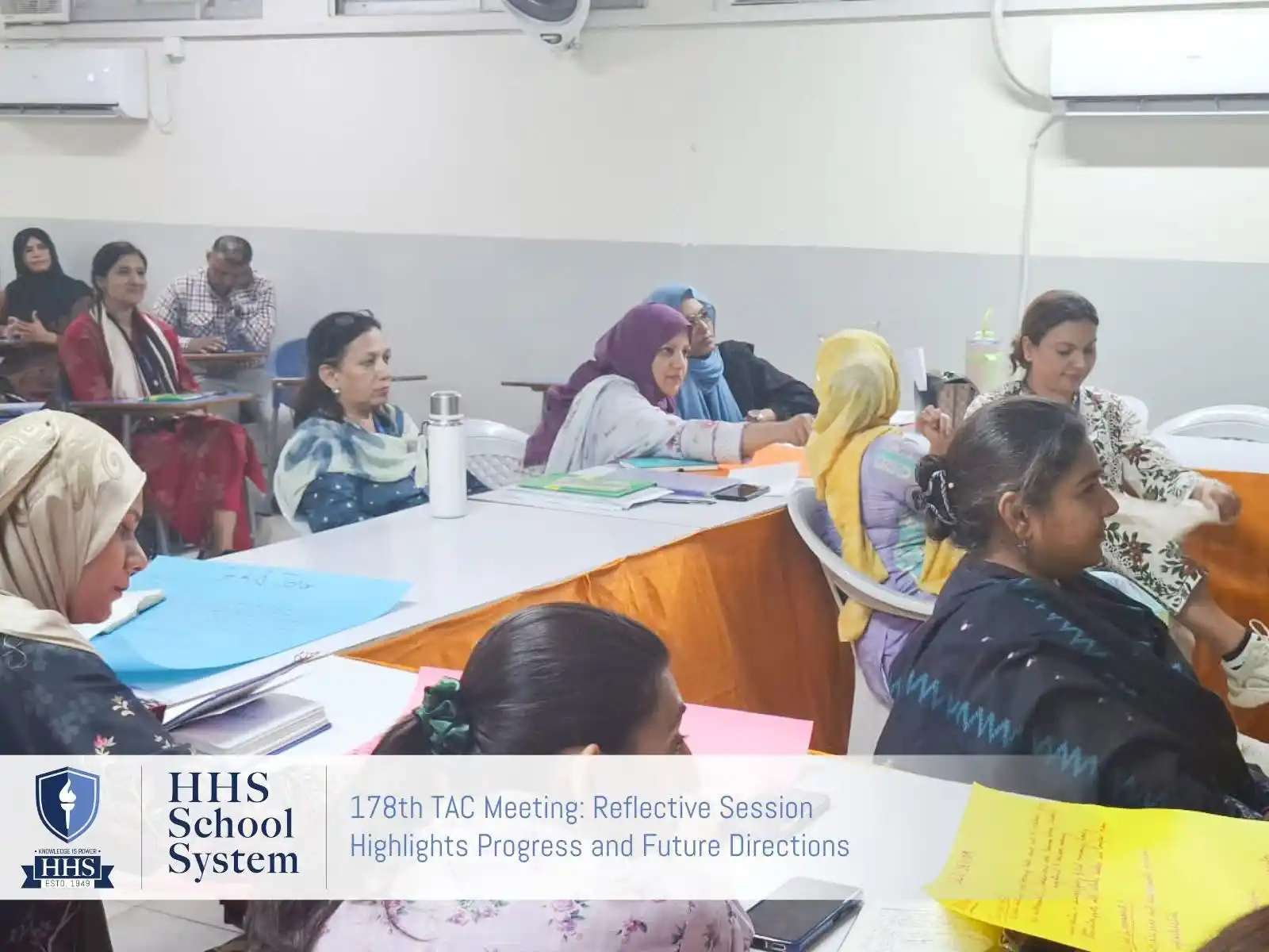 Image from HHS School System: The Academic Council (TAC) Meeting of the HHS School System was conven...