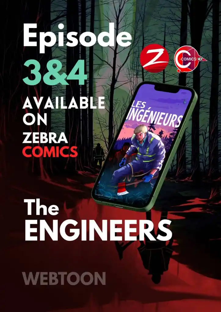Image from Zebra Comics: 📢📢🚧 The Engineers – Episodes 1 to 4 now available on Zébra Comics! ...