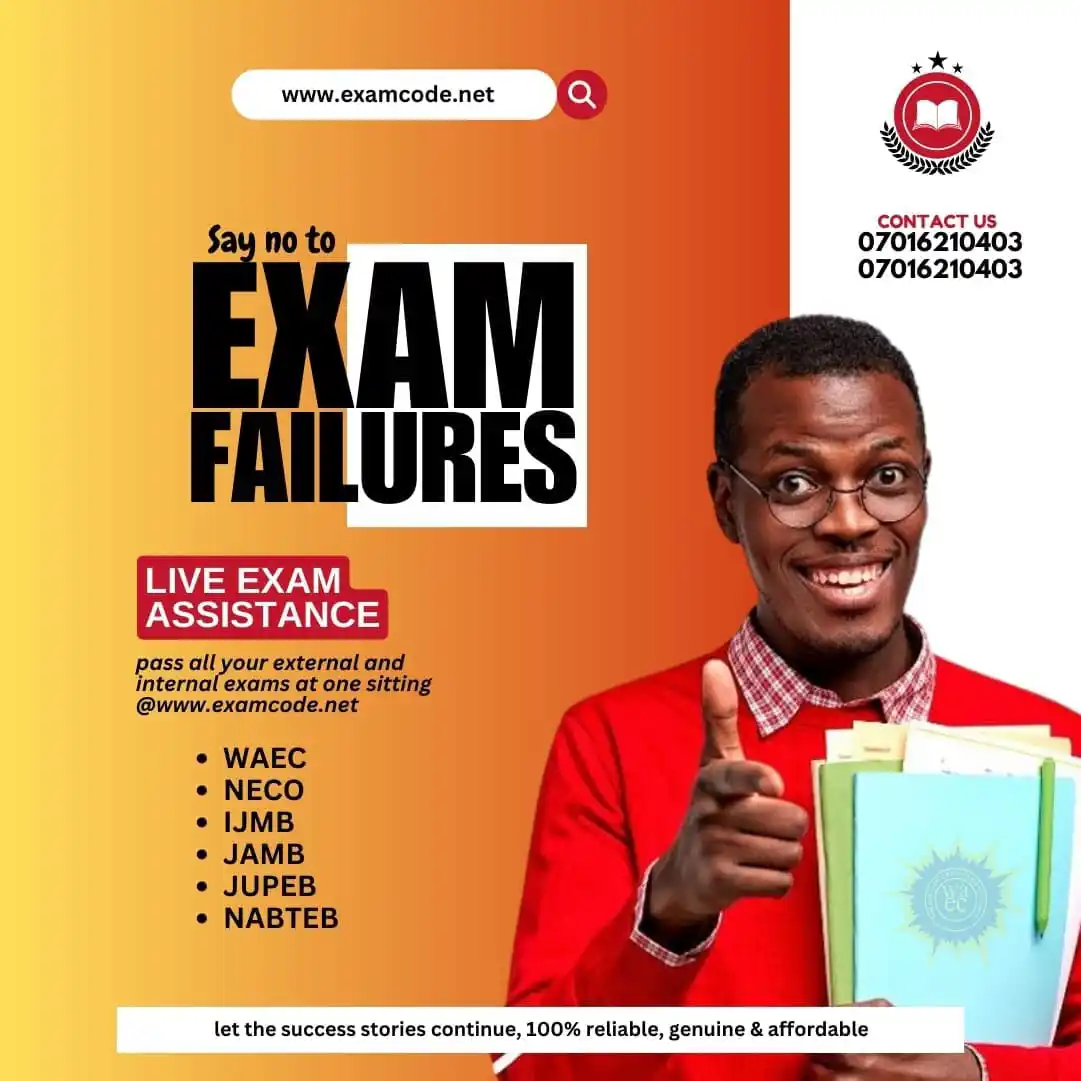 EXAMCODE WAEC NECO NABTEB JAMB IJMB JUPEB CHANNEL post