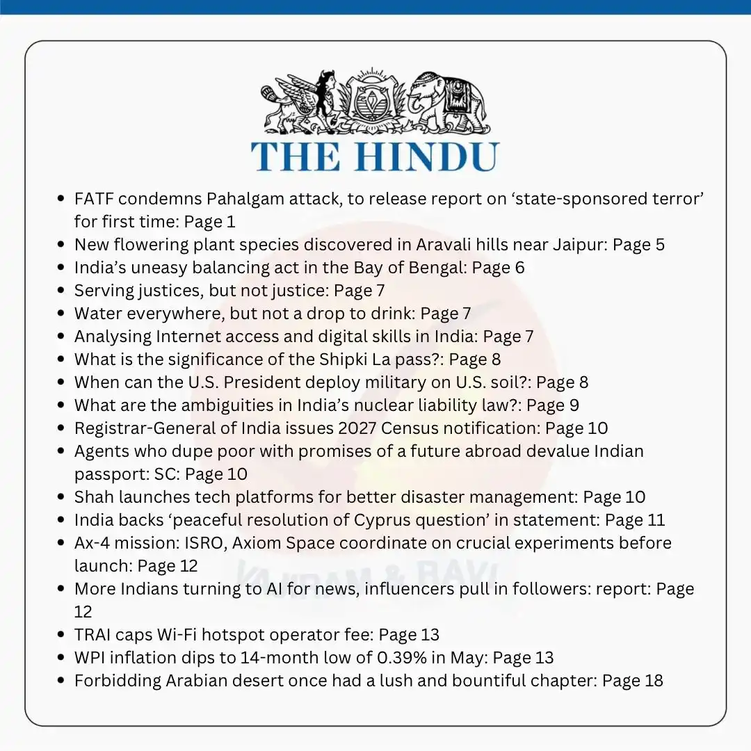 Image from Vajiram & Ravi - An Institute For IAS Examination: <a class="text-blue-500 hover:underline cursor-pointer" href="/hashtag...