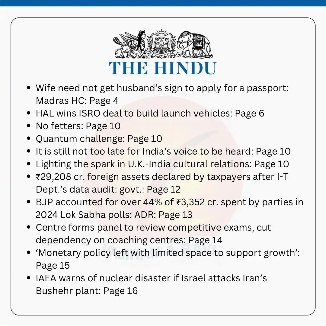 Image from Vajiram & Ravi - An Institute For IAS Examination: <a class="text-blue-500 hover:underline cursor-pointer" href="/hashtag...