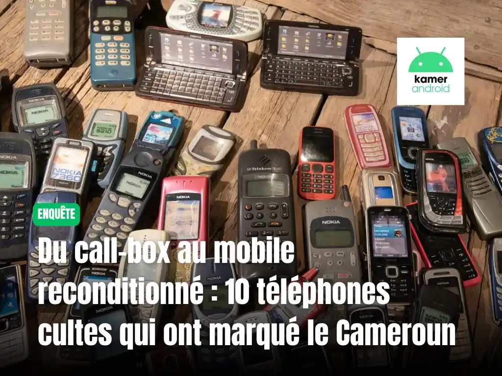 Image from KAMERANDROID: 😲 *Tu te souviens du Nokia 3310 ? Du Razr V3 ? Des call-box à chaque ...