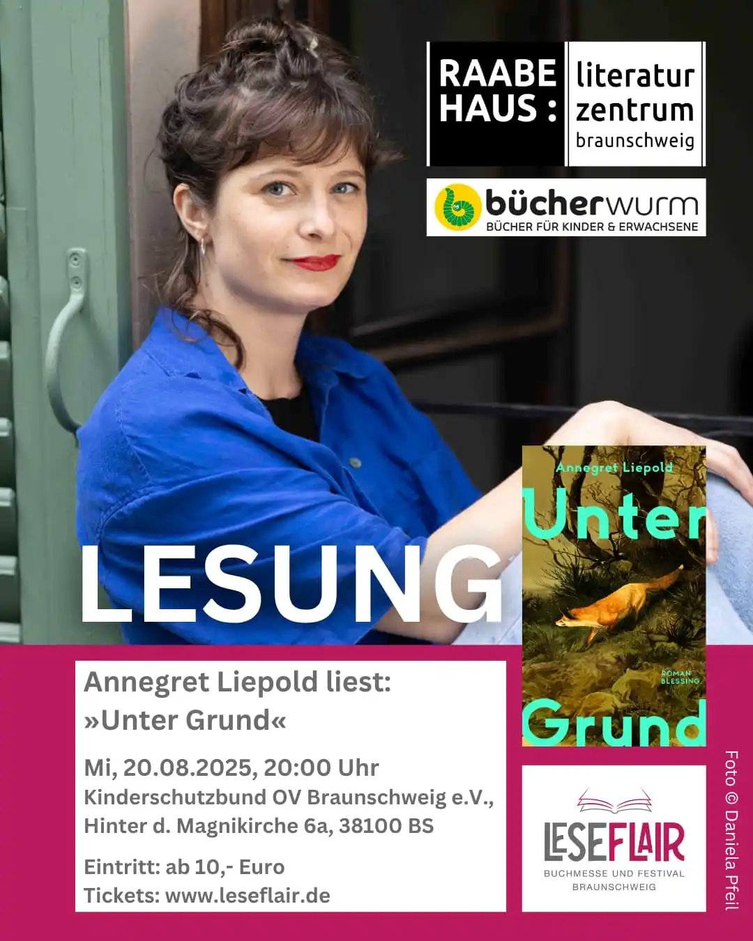 Image from Leseflair Buchmesse: Vom 18.08. bis zum 24.08.2025 gibt es täglich Lesungen und weitere lit...