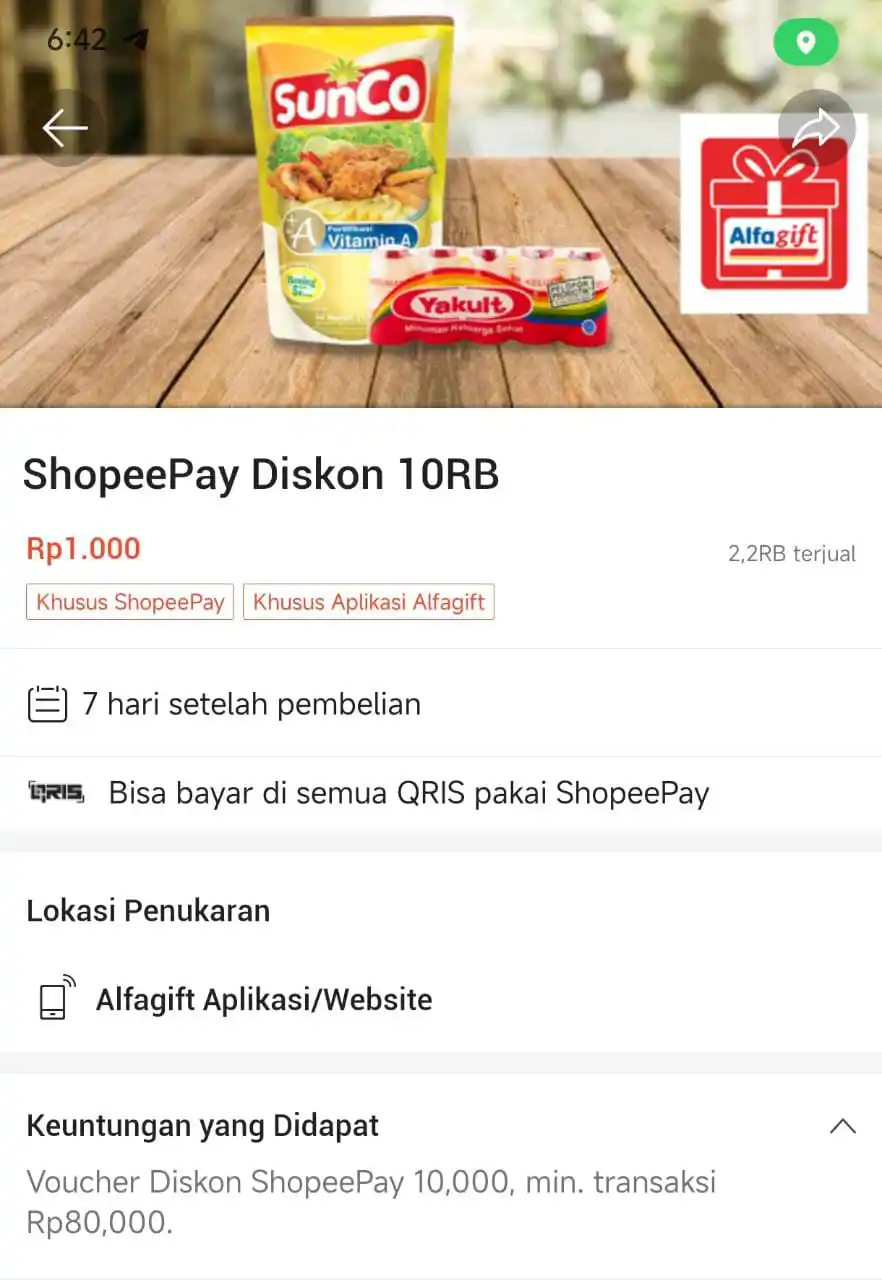 Image from INFO PROMO DISKON RACUN BELANJA | SHOPEE LAZADA TOKOPEDIA BLIBLI TIKTOK HIDDEN GEMS DAGET SHOPEE THR: Voucher Alfamart x Shopeepay🔥 https://s.shopee.co.id/5Agt8tcEeR?share...