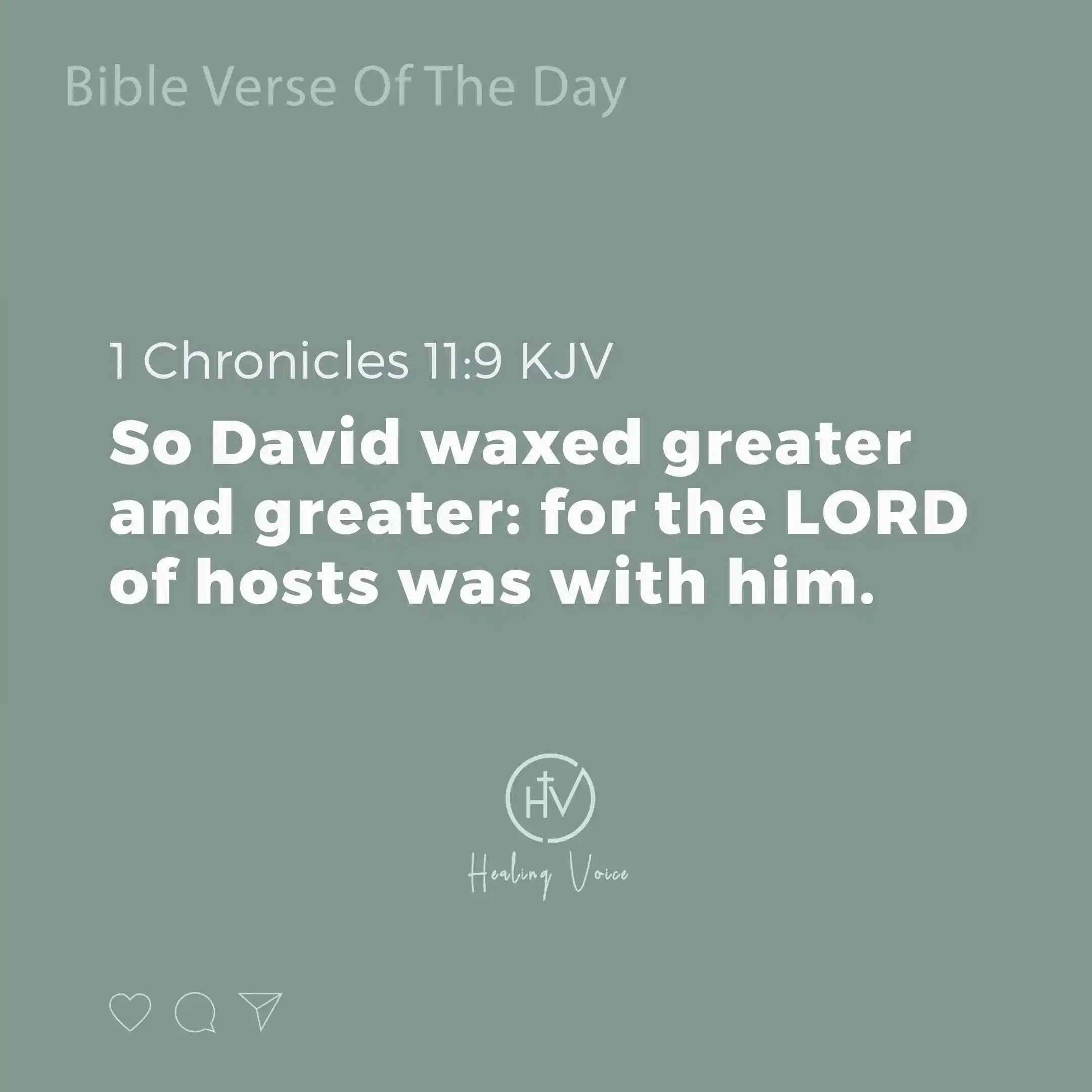 Image from BIBLE STUDY & PRAYERS ✝️ 🛐: *YOUR SEASON OF INCREASE* “1 Chronicles 11:9 KJV says; *So David waxe...
