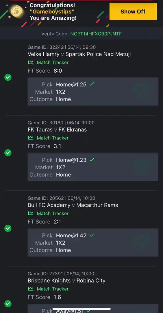 GAMEBOYS TIPS ⚽🏀🏓🏆 post