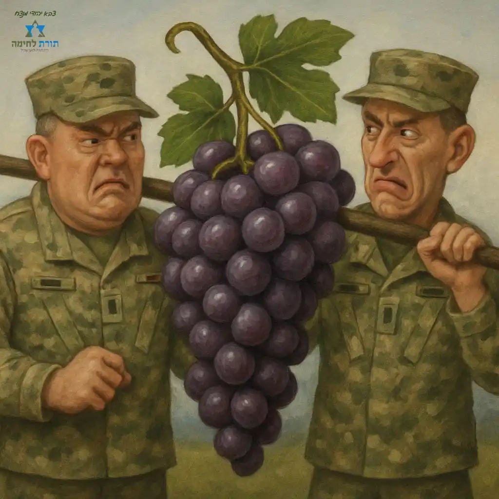 Image from תורת לחימה - למען צה"ל: *אליטה ביטחונית וחטא המרגלים / הרב איתי אסמן - יו"ר תורת לחימה* *להצט...