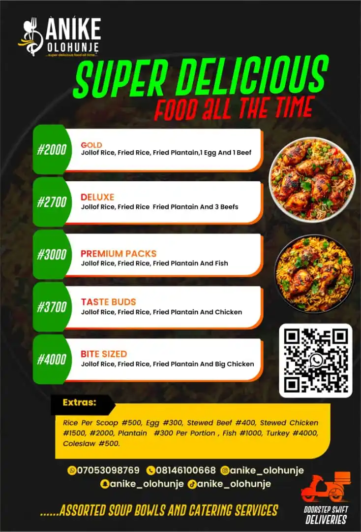 Image from OAU BEST STUDENTS FORUM AND UPDATES: Craving more? Add Plantain, Coleslaw, or Big Chicken to your meal for ...