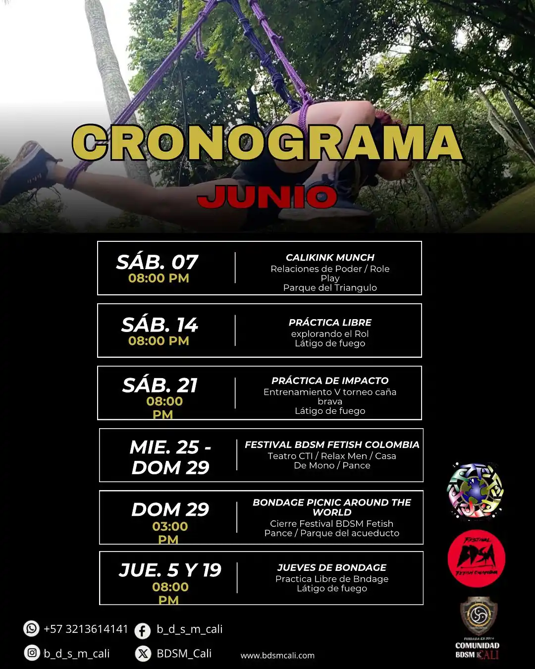 Comunidad BDSMK de Cali post