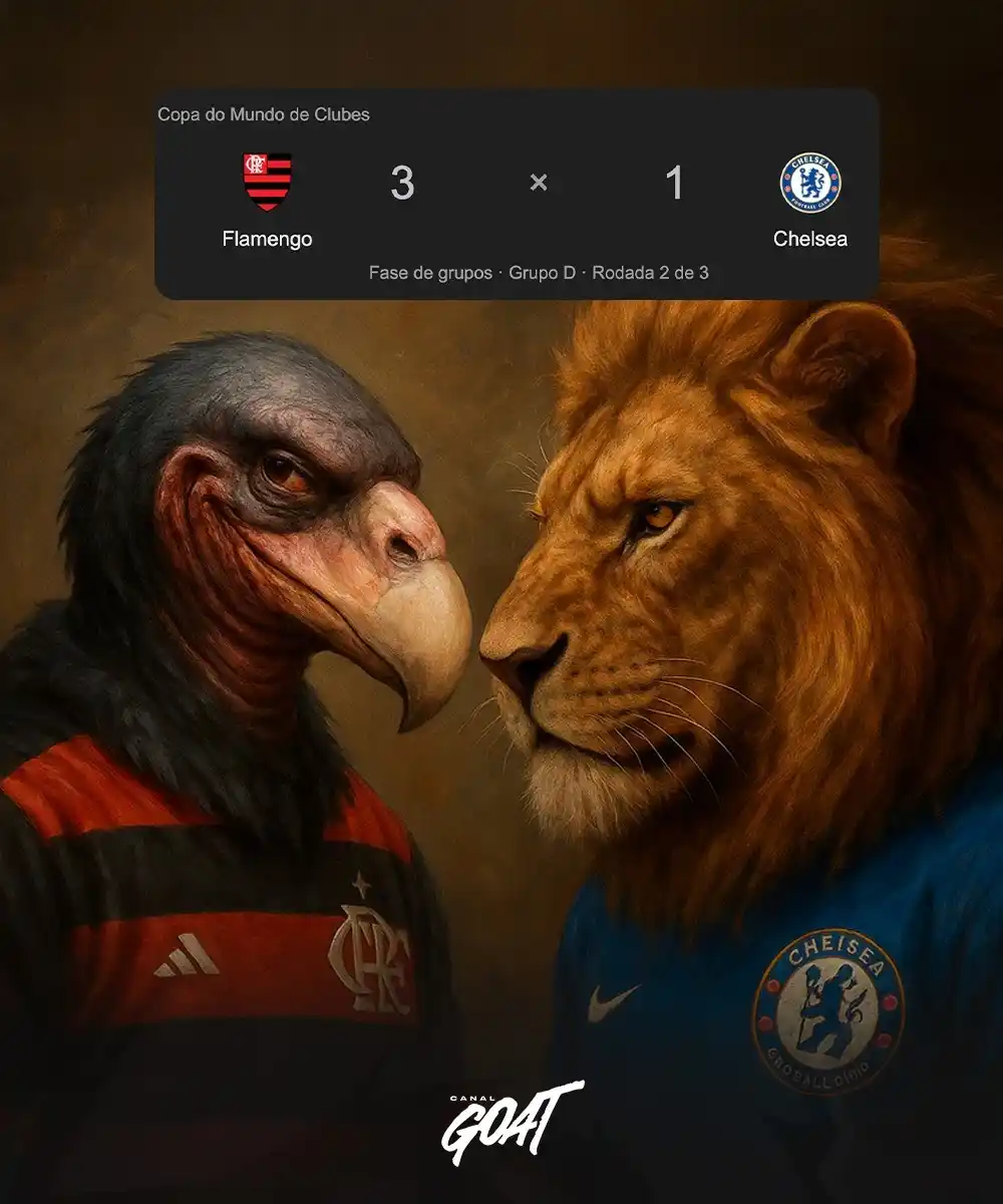 Image from Canal GOAT: Digo e repito: TEM QUE RESPEITAR O FUTEBOL BRASILEIRO! 🇧🇷🔴⚫️  Mais ...