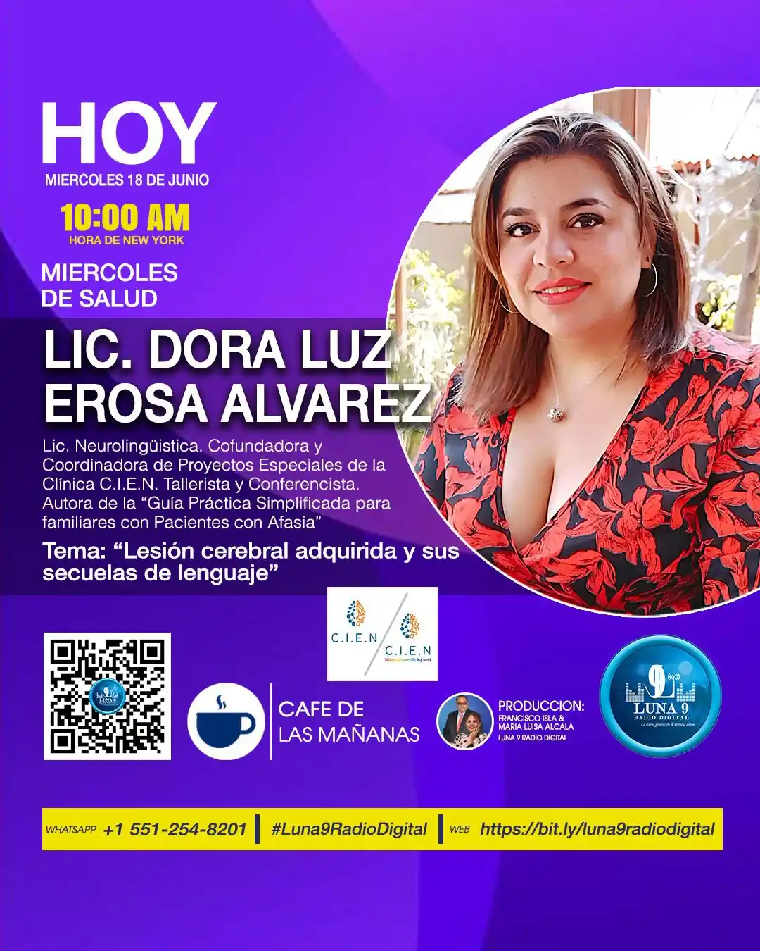 Image from Luna 9 Radio Digital: (((🔵))) ¡En vivo contigo! Participa con tus preguntas o envíanos tu a...
