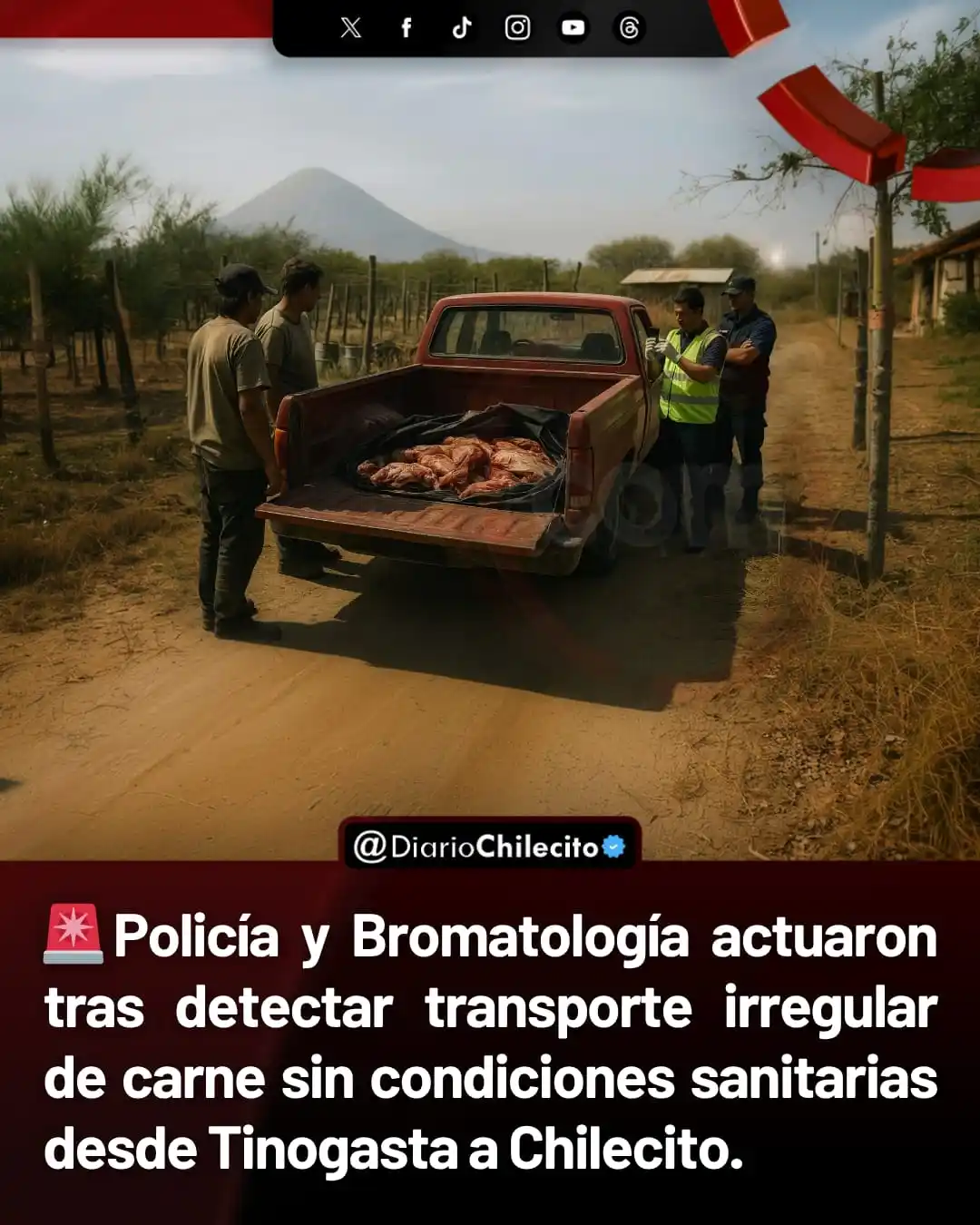 Image from Diario Chilecito: ● Este martes en horas de la siesta, personal policial de Famatina int...