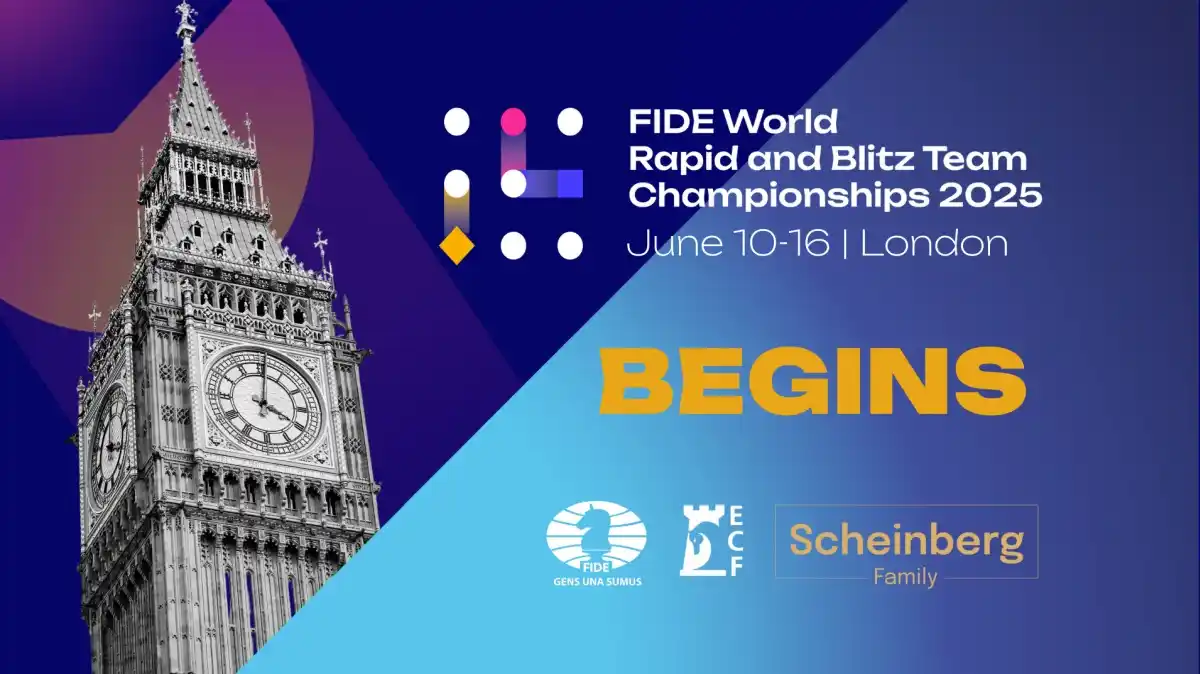 Image from African Chess Confederation-Confédération Africaine des Echecs: *FIDE World Rapid & Blitz Team Championships 2025*    London is set to...