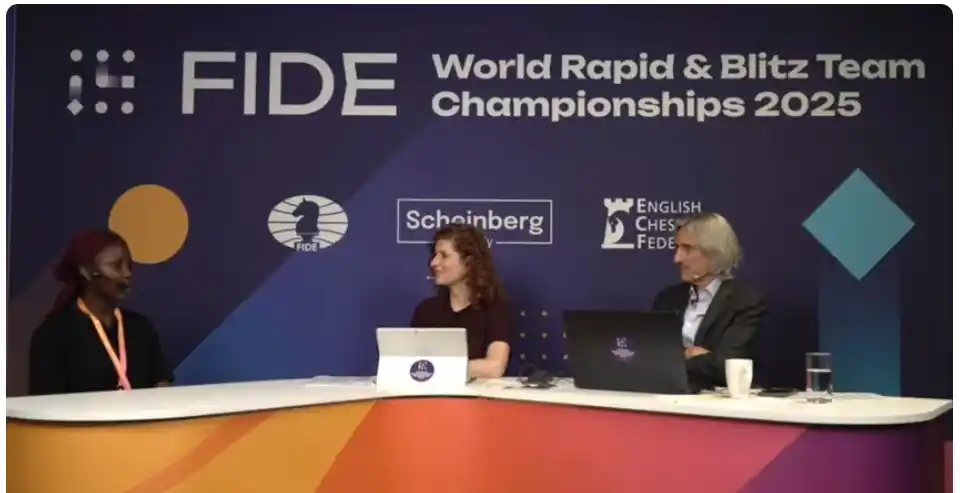 Image from African Chess Confederation-Confédération Africaine des Echecs: *FIDE World Rapid & Blitz Team Championships 2025*    WCM Quickpen Deb...