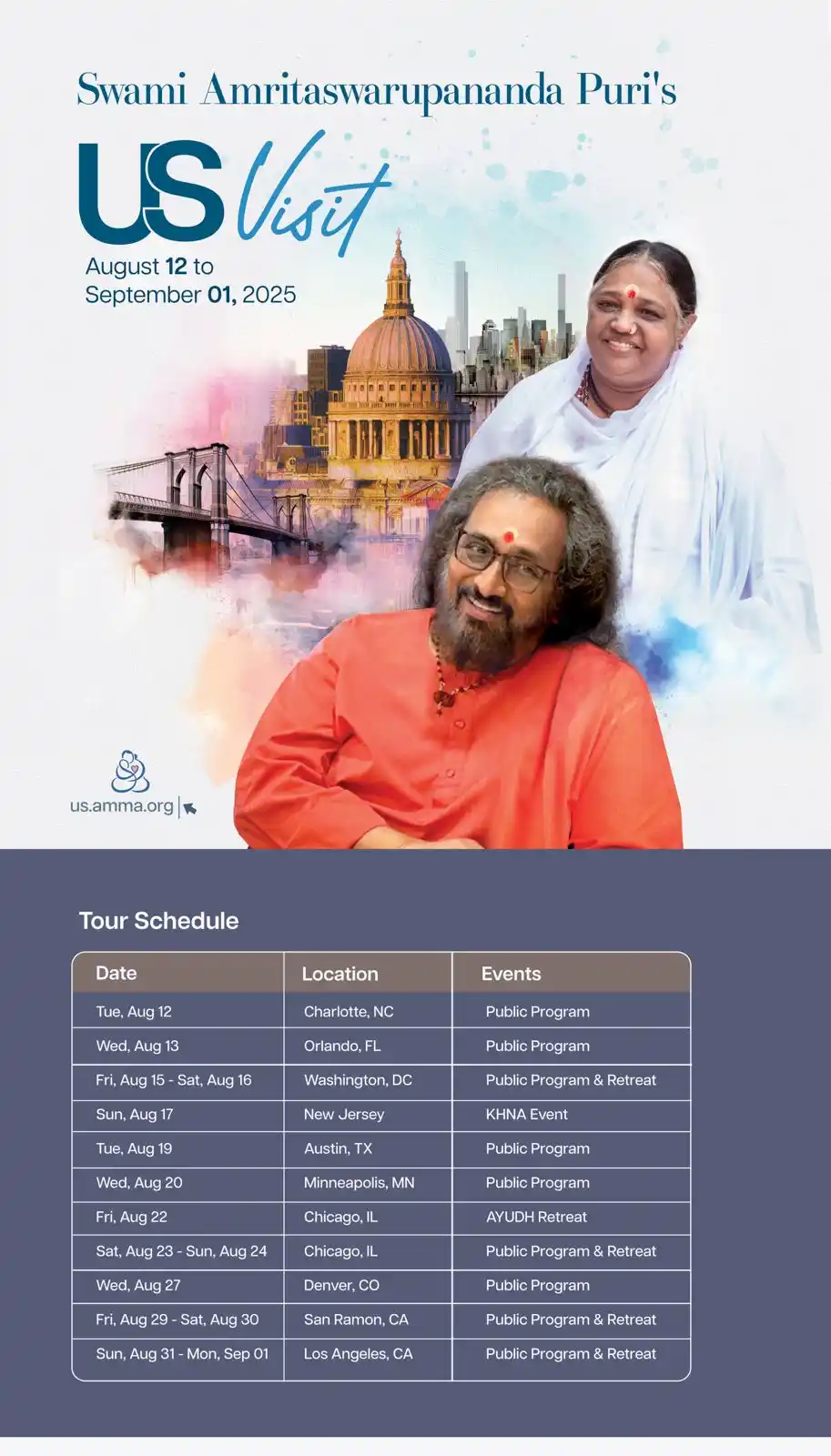 Image from Amma, Sri Mata Amritanandamayi Devi: Find out more - https://na.amma.org/news/swami-amritaswarupanandas-nor...
