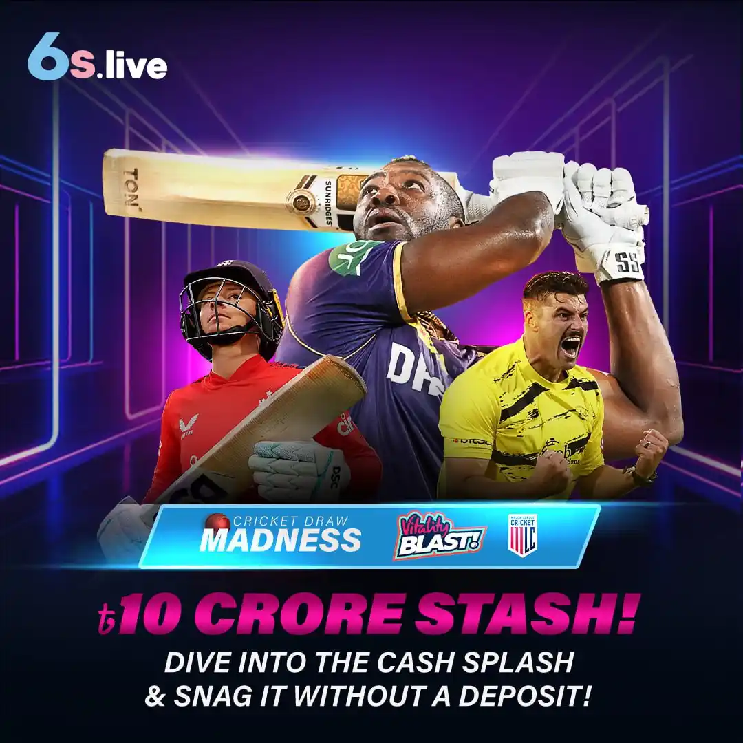Image from Six6s - India: 💸🏏 Float yourself in a pool of cash! 💰🏖  🎯 An enormous ₹10 Crore ...