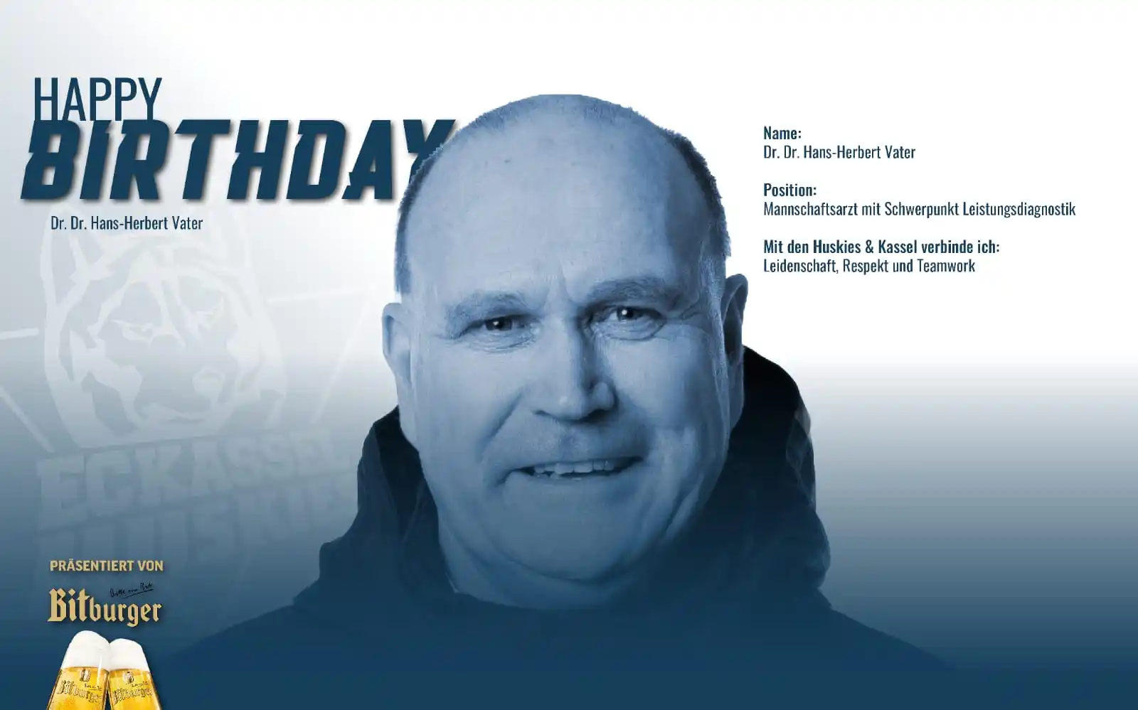 Image from Kassel Huskies: Happy Birthday, Dr. Dr. Hans-Herbert Vater! 🎉🎈🎁 Zusammen mit Bitbu...