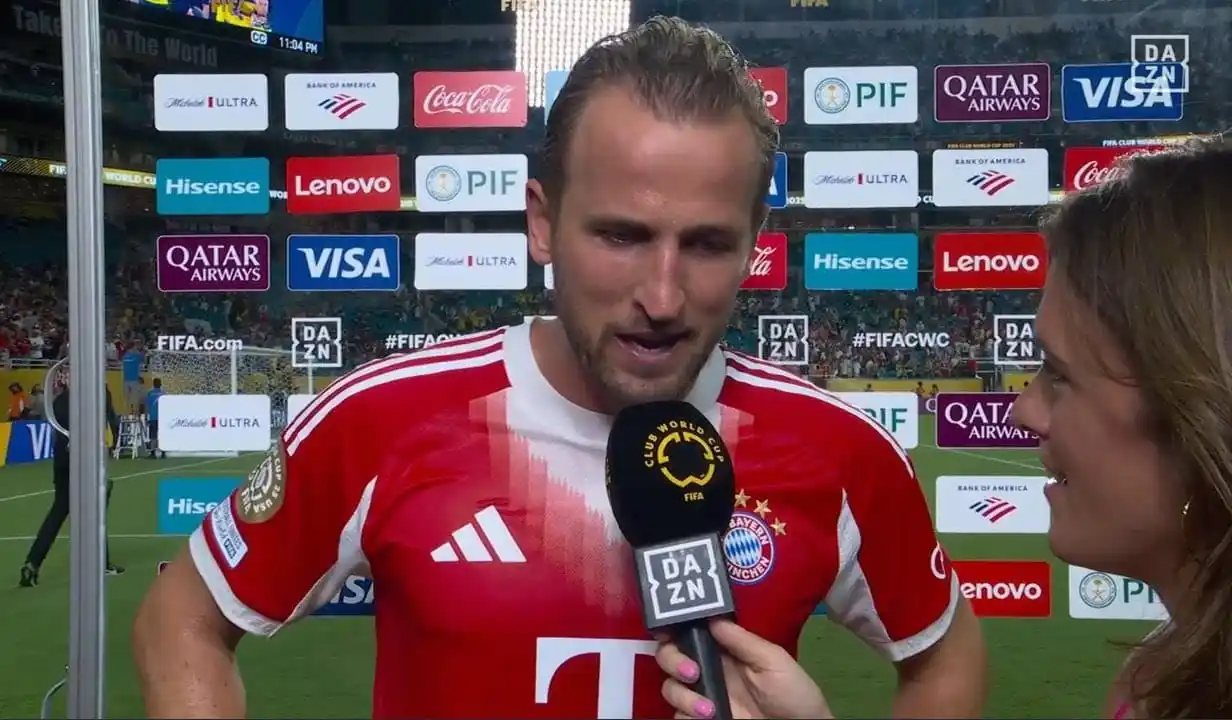 Image from 𝗙𝗨𝗧𝗡𝗘𝗪𝗦 - 📰⚽️: 🎙️ *_Harry Kane, sobre a torcida do Boca Juniors no Hard Rock Stadium...