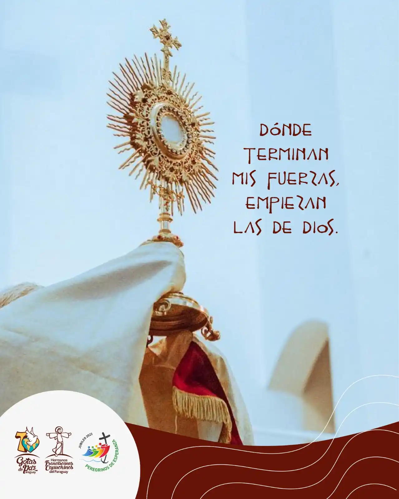 Image from Gotas de Paz Oficial 🇵🇾: Hoy es Jueves Eucarístico, un día para acercarnos al Señor en la Eucar...