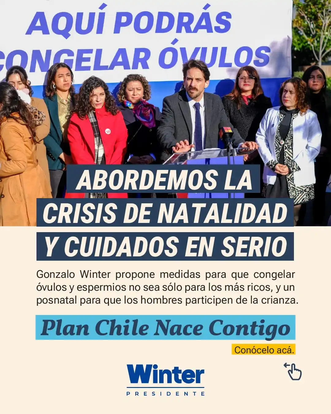 Image from Gonzalo Winter Presidente: Hoy presentamos <a class="text-blue-500 hover:underline cursor-pointer...