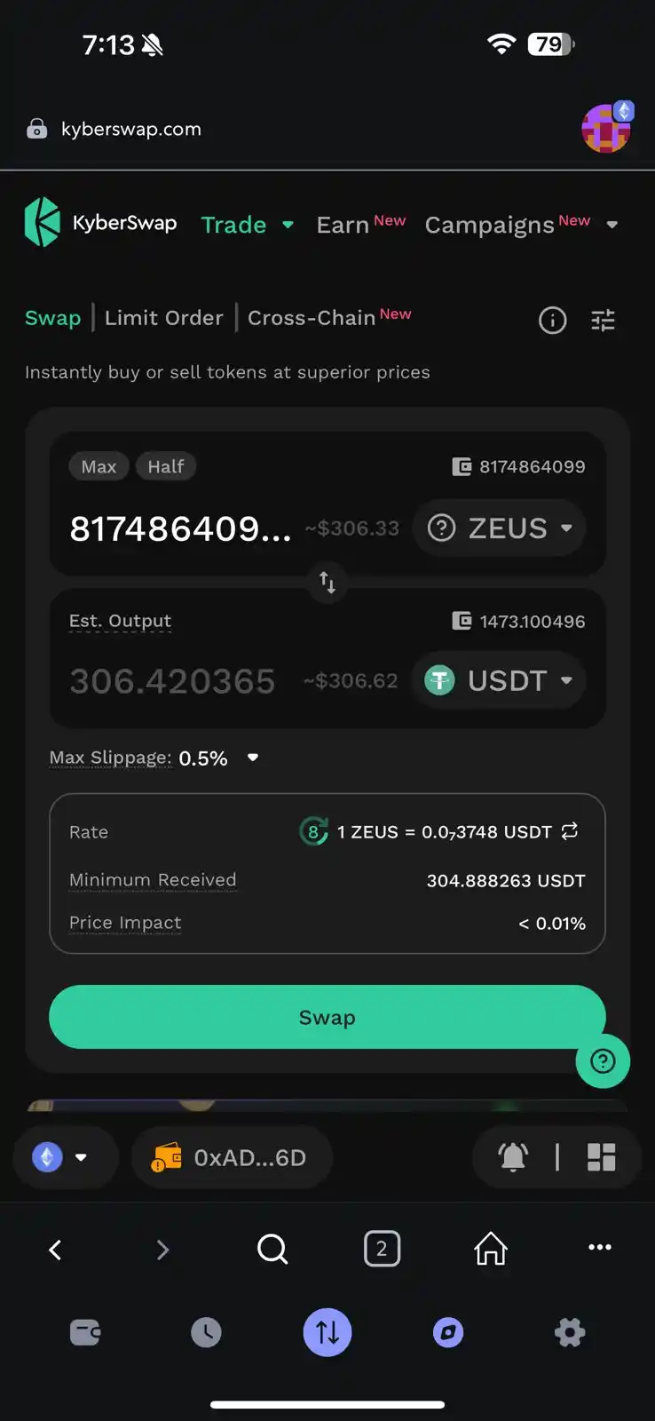 Arsalan Malik Crypto post