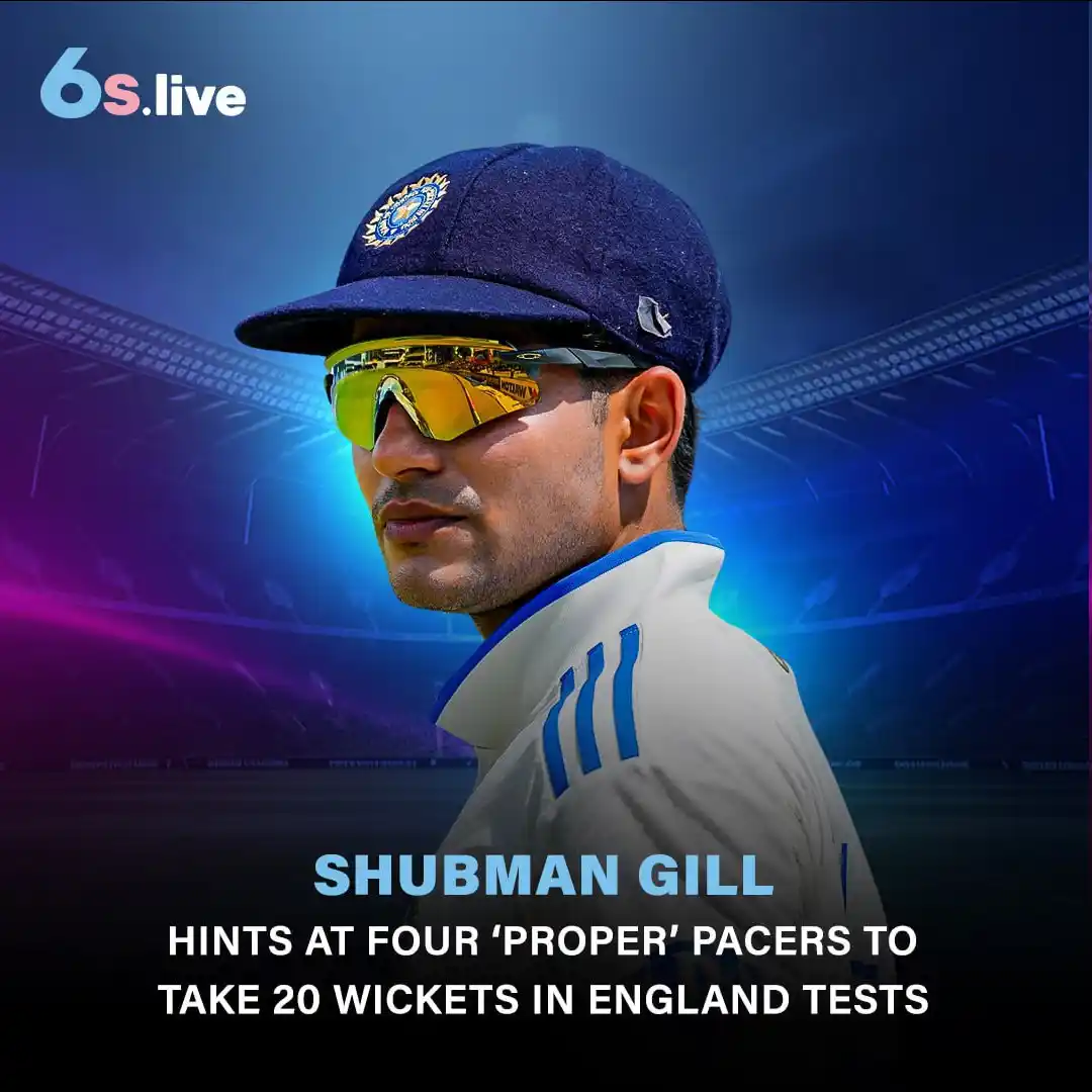 Image from Six6s - India: 🇮🇳 India's newly-appointed captain Shubman Gill revealed that the te...