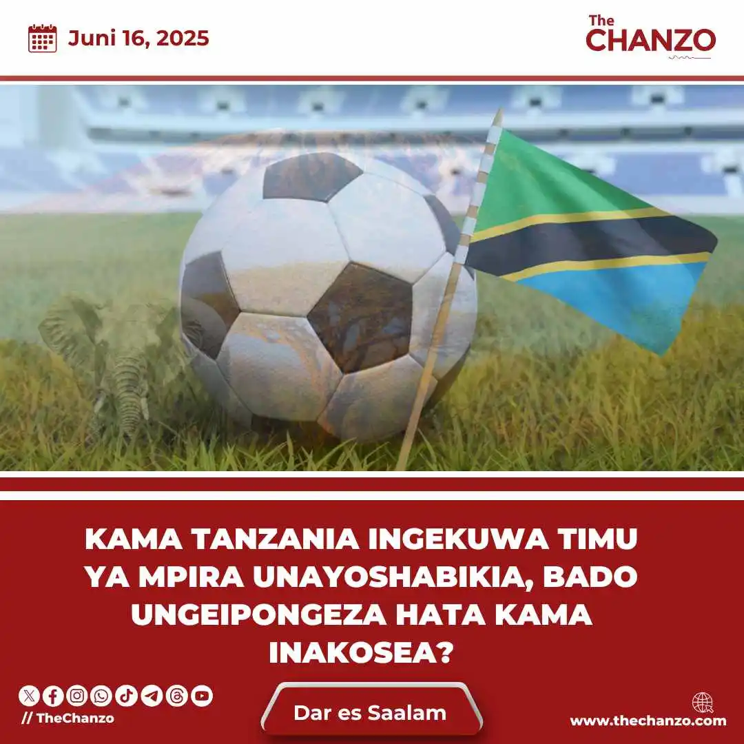 Image from TheChanzo: *Kama Tanzania Ingekuwa Timu ya Mpira Unayoshabikia, Bado Ungeipongeza...