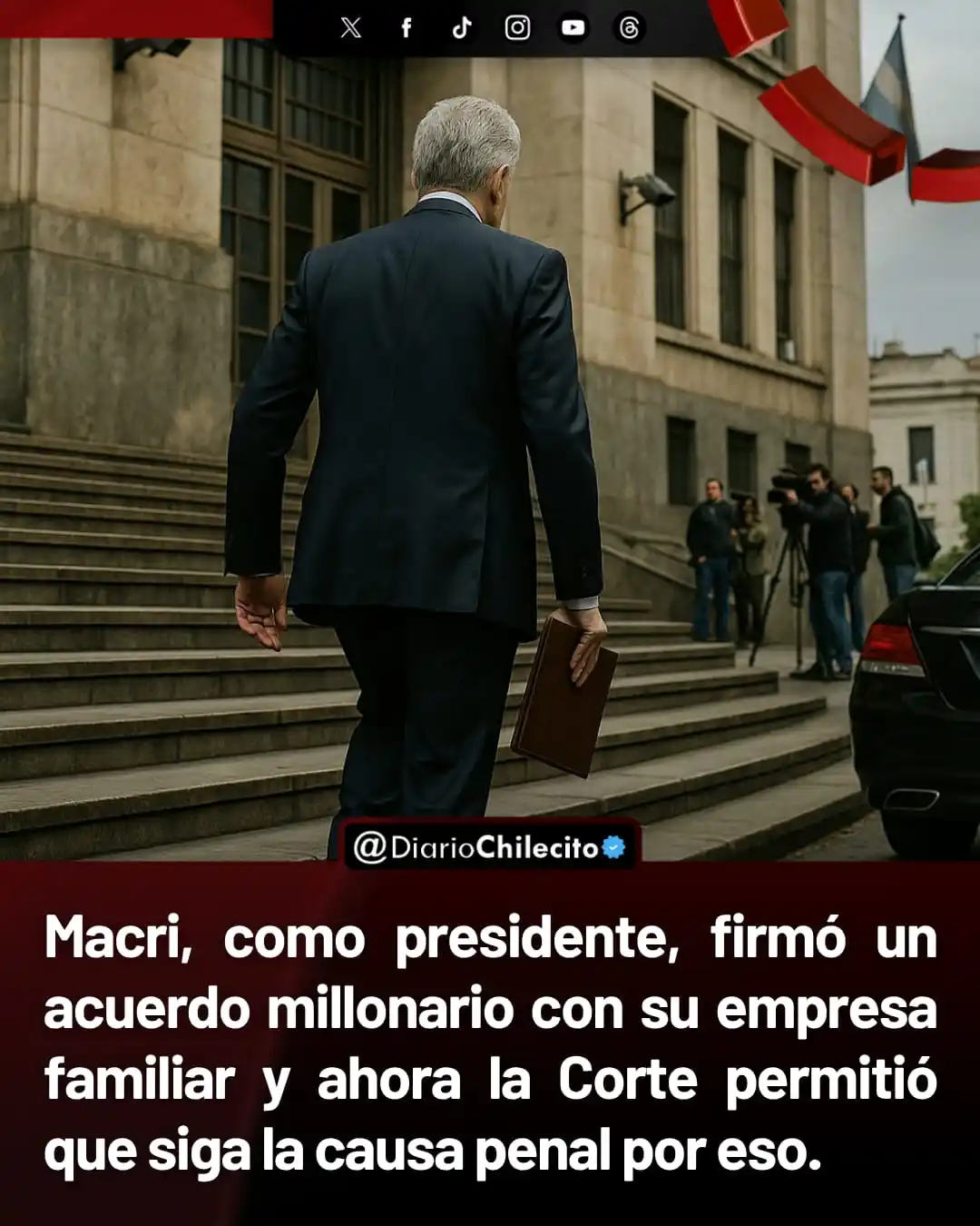 Image from Diario Chilecito: ● La Corte Suprema rechazó un intento del Grupo Macri para frenar la c...