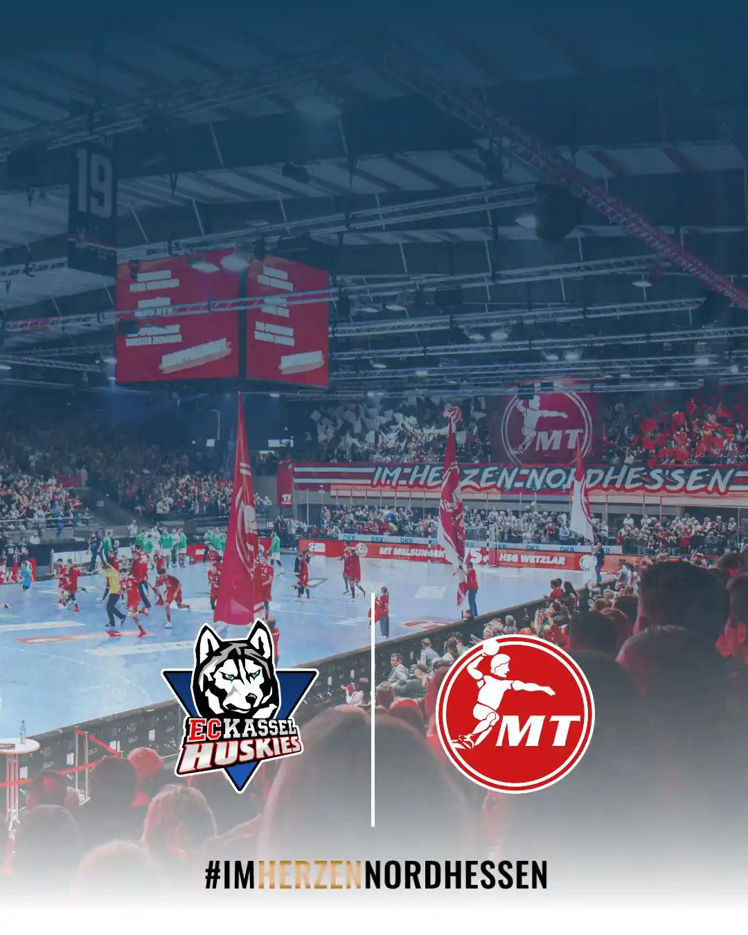 Image from Kassel Huskies: 📣 𝙈𝙏 𝙈𝙀𝙇𝙎𝙐𝙉𝙂𝙀𝙉 𝙕𝙄𝙀𝙃𝙏 𝙄𝙉 𝙐𝙉𝙎𝙀𝙍𝙀𝙉 𝙕𝙒𝙄𝙉𝙂𝙀...
