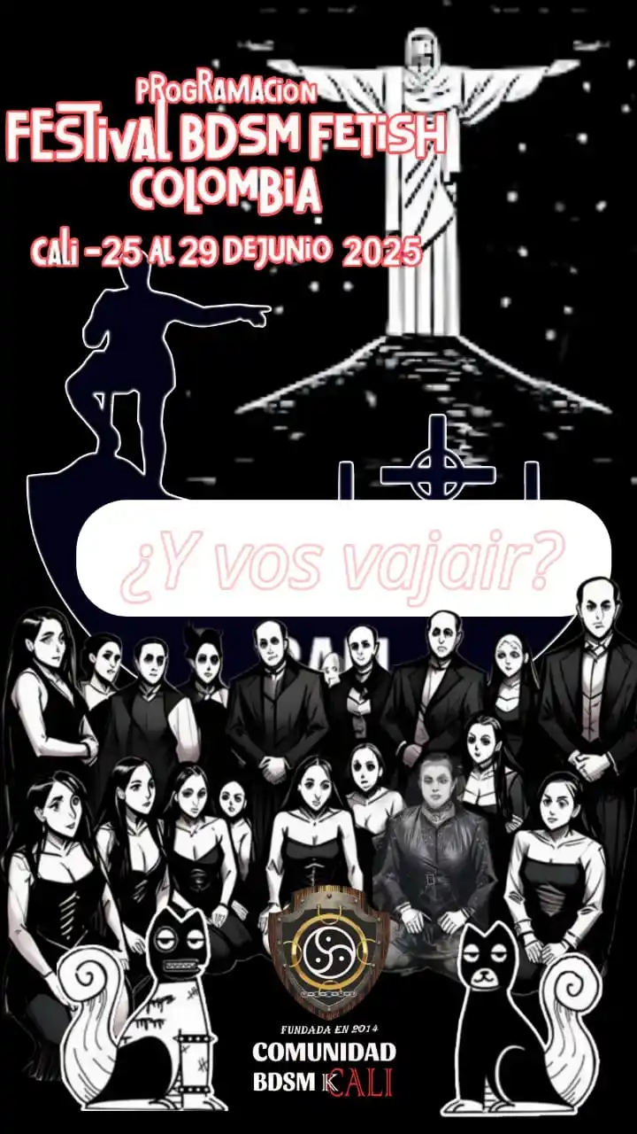 Image from Comunidad BDSMK de Cali: Se acerca la fecha del festival BDSM Fetish Colombia, para ver, aprend...