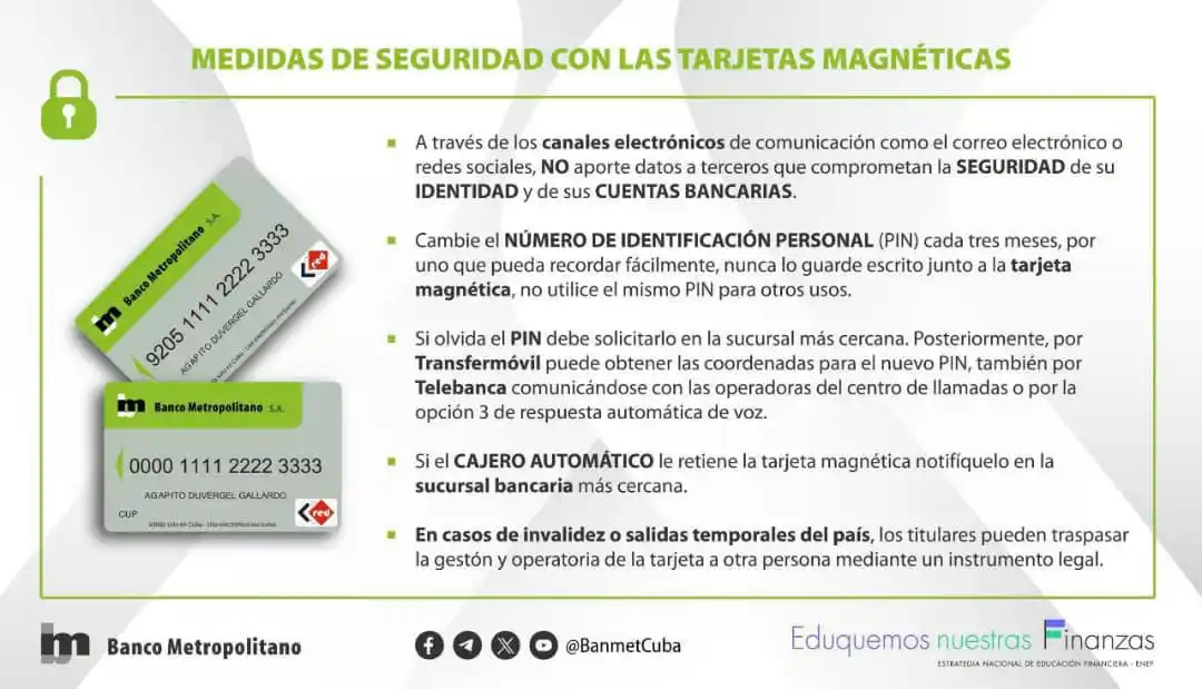 Image from Banco Metropolitano S.A.: Sea cuidadoso con sus medios de pago y datos personales. Aquí algunas ...