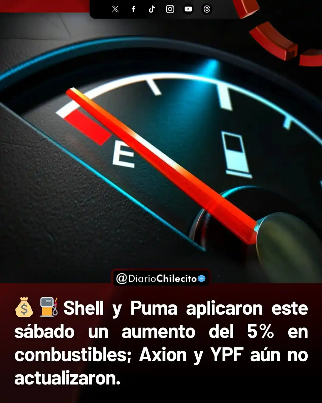 Image from Diario Chilecito: ● Shell y Puma aplicaron este sábado un aumento del 5 % en todos sus c...