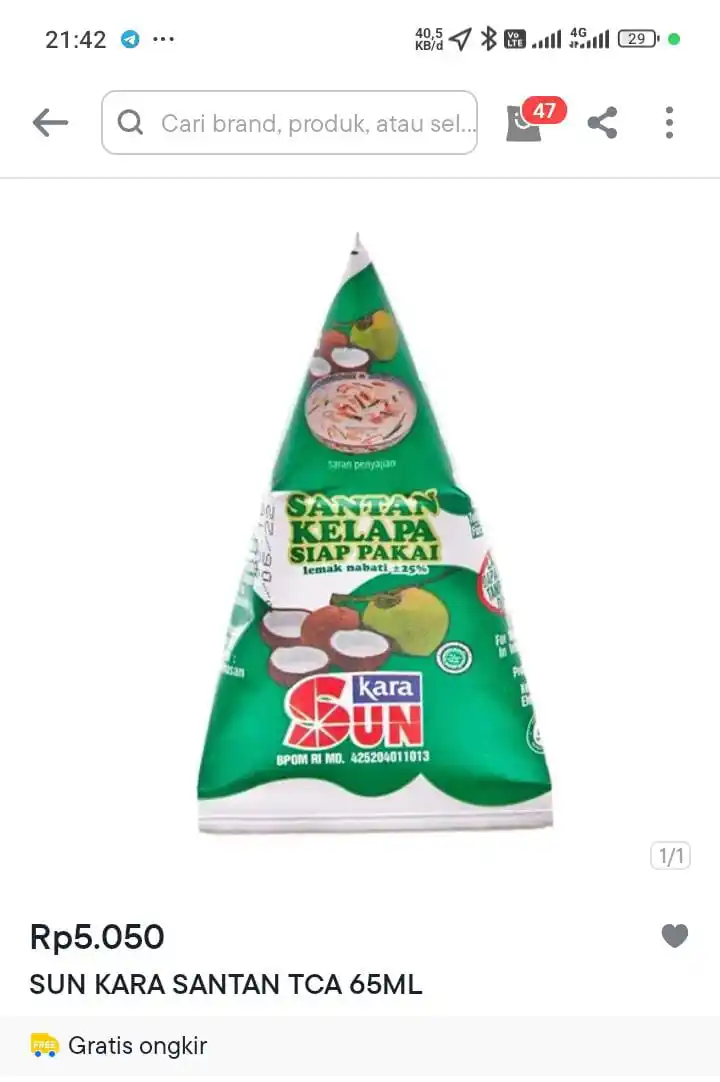 Image from 👜🛒Tukang Spill PROMOAN 🛒🛍️: SUN KARA SANTAN TCA 65ml *5.050* https://s.blibli.com/GNtk/1kiqe2kc...