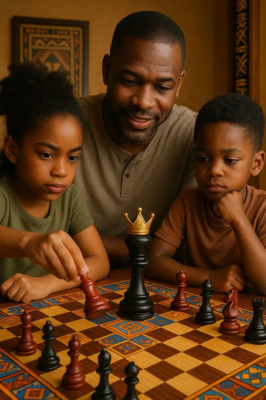 Image from African Chess Confederation-Confédération Africaine des Echecs: Today, we honour the fathers who do more than make moves  You teach pa...