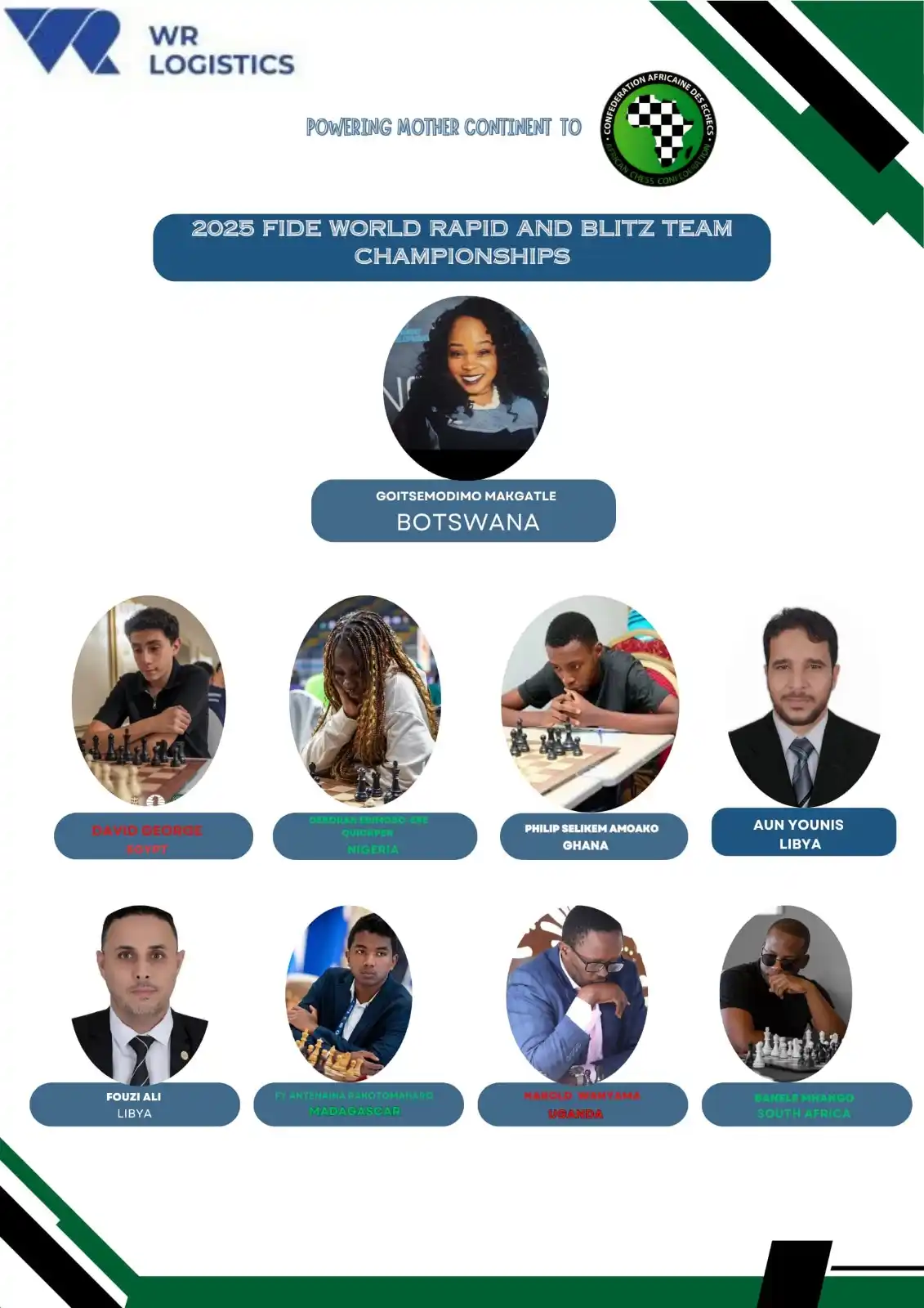 Image from African Chess Confederation-Confédération Africaine des Echecs: Watch Party : Cheering for Mother Continent (Africa) https://www.youtu...