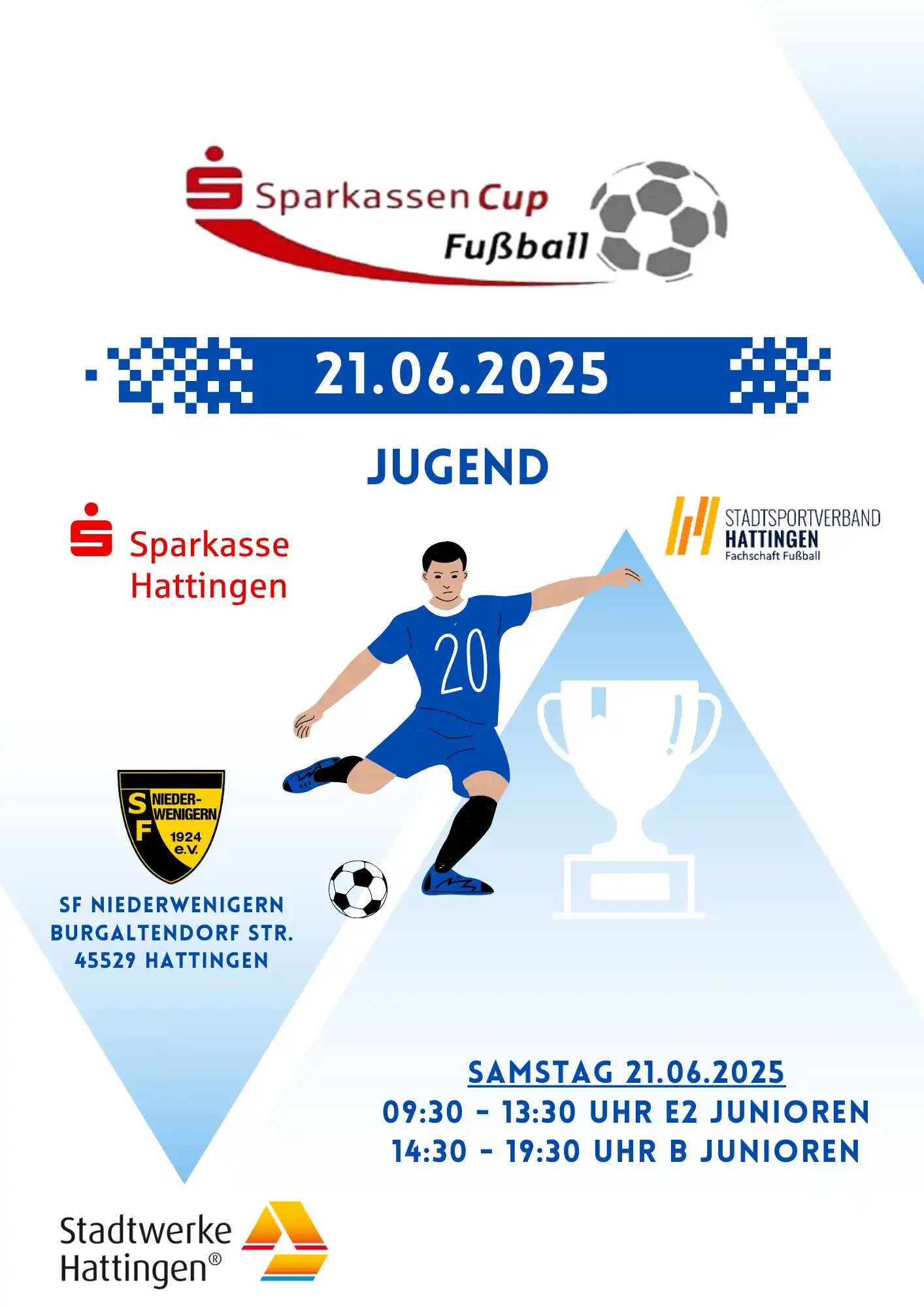 Image from Fußballfachschaft des Stadtsportverbandes Hattingen e.V.: Die Zeit geht wieder schneller rum, als man einen Pass spielen kann… A...