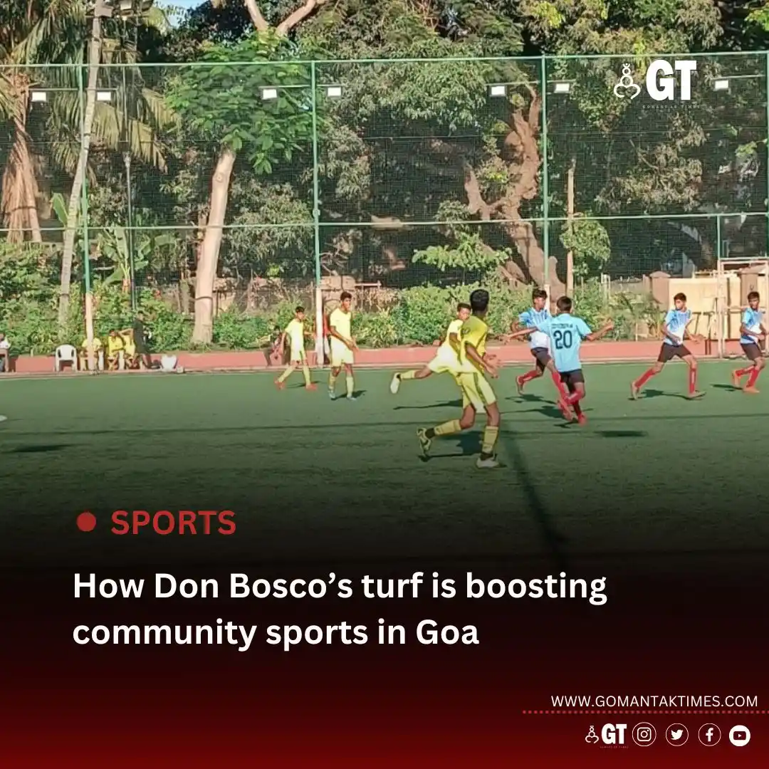 Image from Gomantak Times: *Don Bosco’s turf in Panjim blends high-quality facilities with coachi...