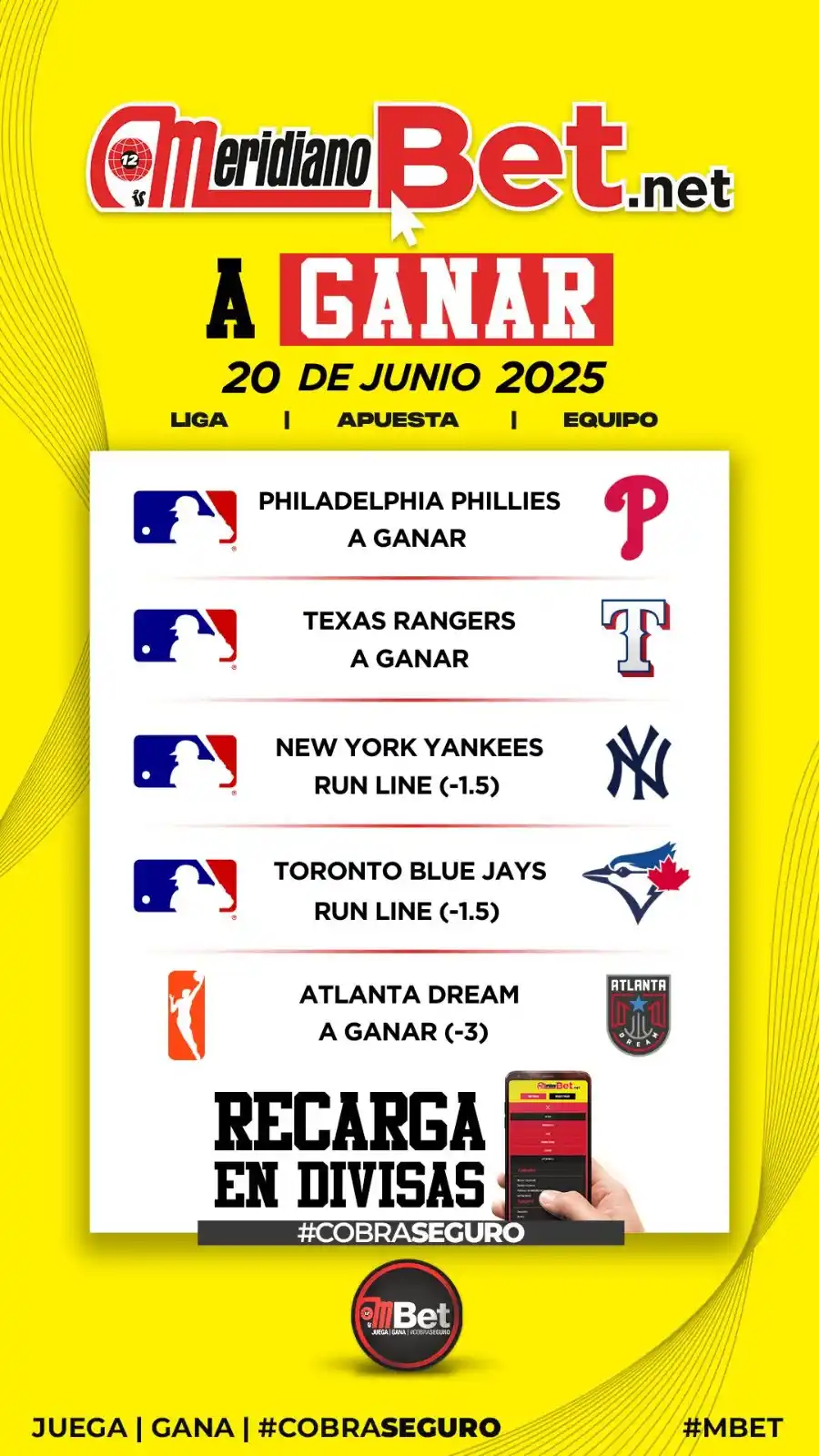 Image from MeridianoBet: ¡El fin de semana deportivo comienza aquí! No te pierdas nuestros pron...
