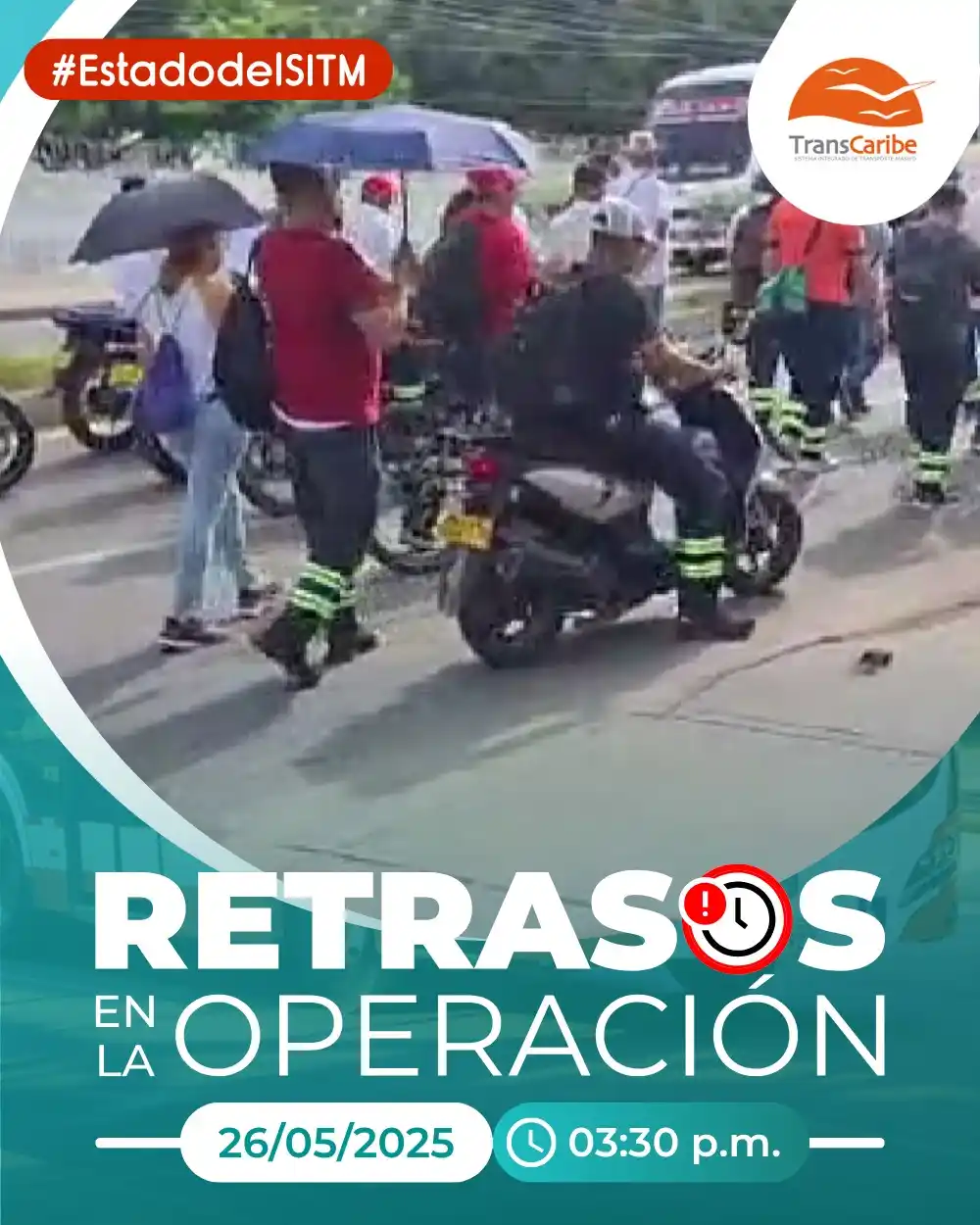 Transcaribe te informa  post