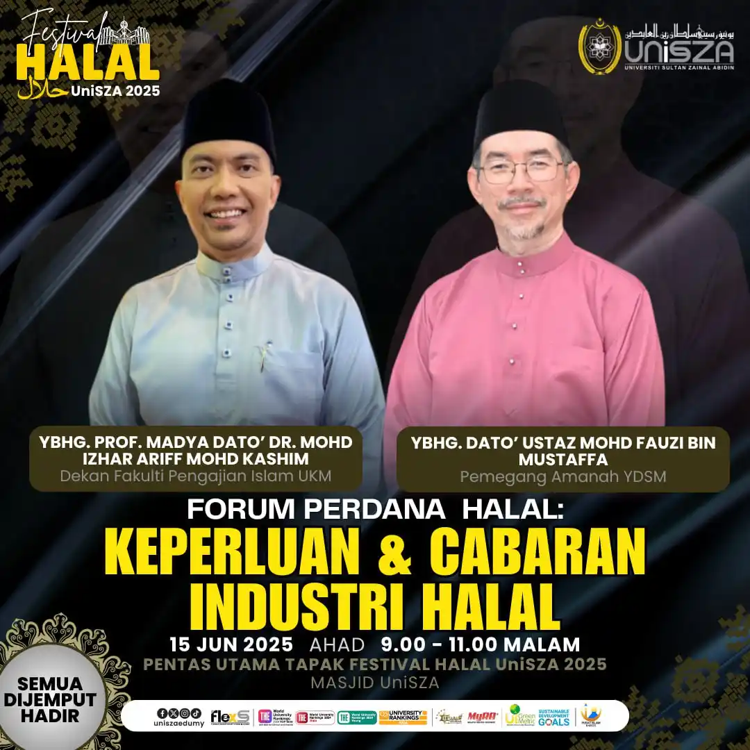 Image from HEBAHAN MPP UniSZA: FORUM PERDANA MAULIDUR RASUL: " RASULULLAH SAW INSPIRASI SEPANJANG ZAM...
