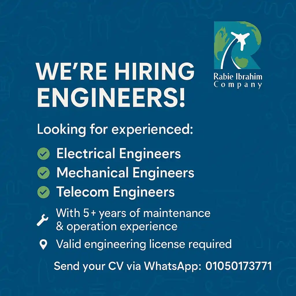 Image from تأشيرتك عندنا: فرصة عمل للمهندسين! | Engineers Hiring Opportunity!  تعلن شركة متخصصة ...