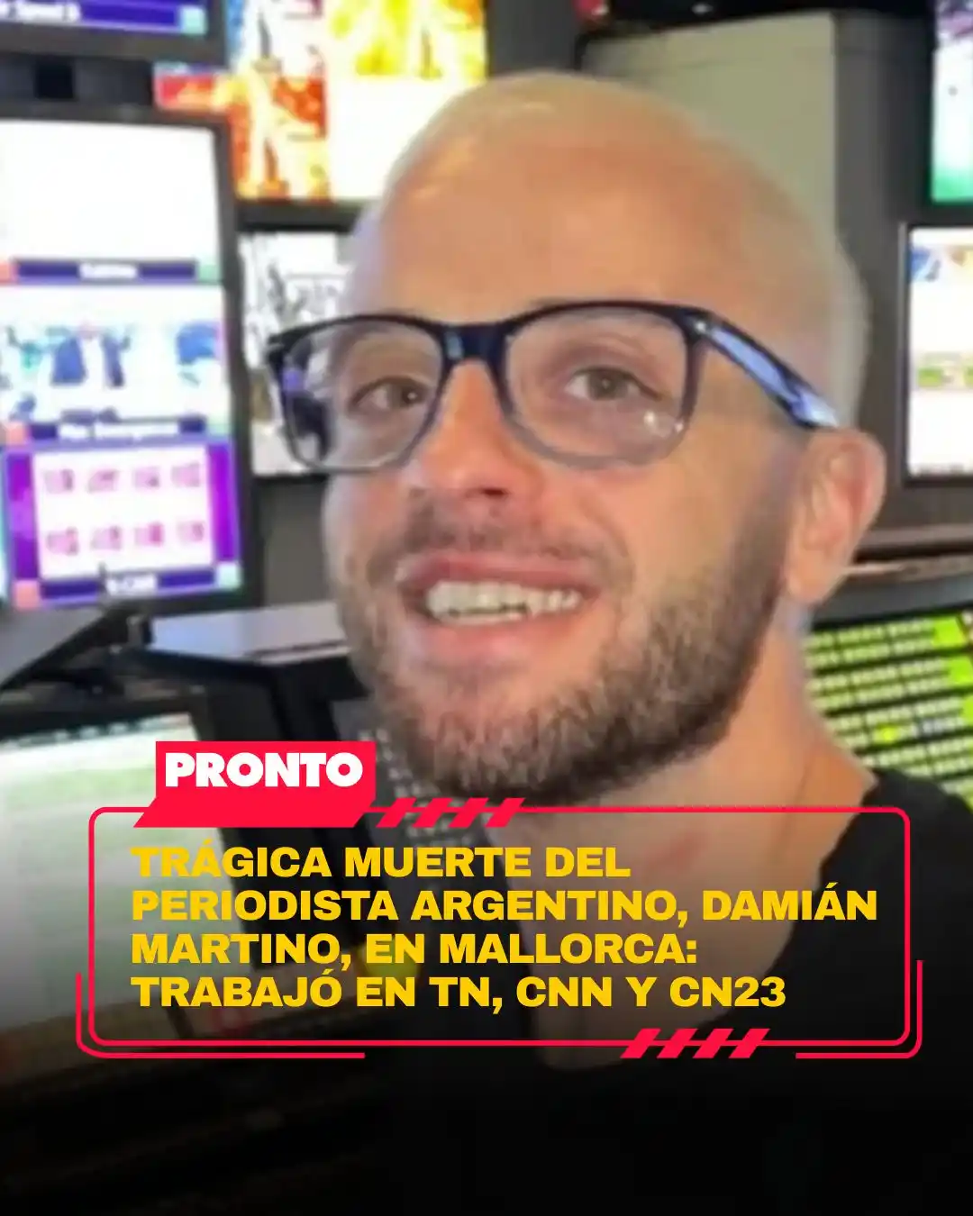 Image from Revista Pronto: 🟥 Fue un productor muy querido en los medios. Murió al caer de su Ves...