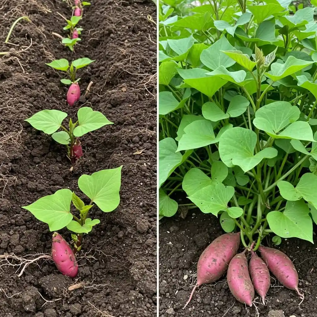 Image from AGRONOMME🇷🇼: I Had No Soil, No Money… Yet I Grew Tons of Sweet Potatoes!  Growing s...