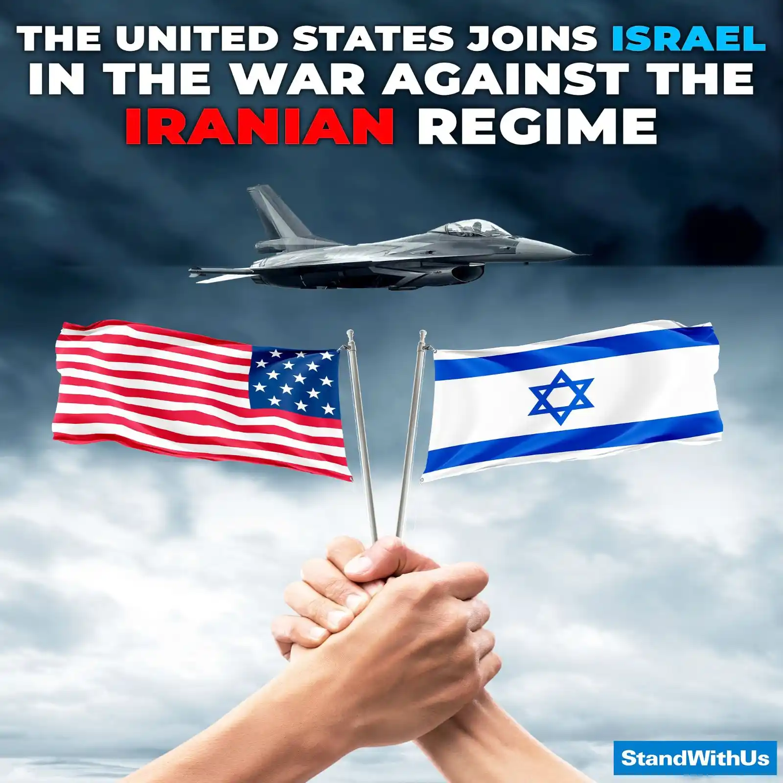 Image from StandWithUs: In a historic moment, the United States has joined Israel in decisive ...