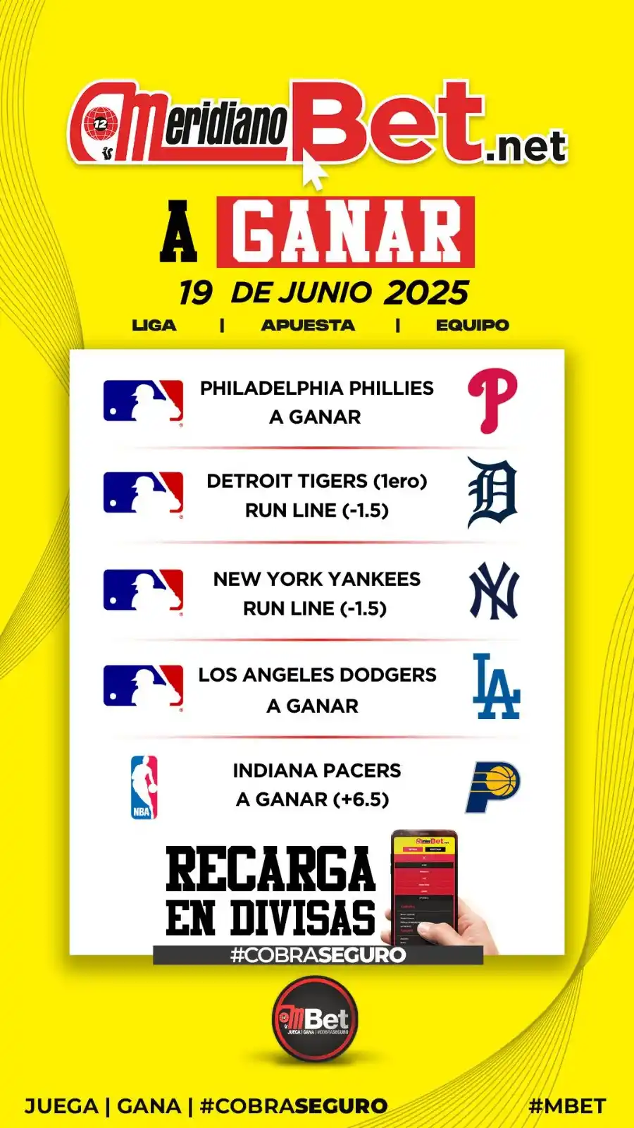 Image from MeridianoBet: Jueves de previa y pronósticos imperdibles. ¡Prepara tus apuestas para...
