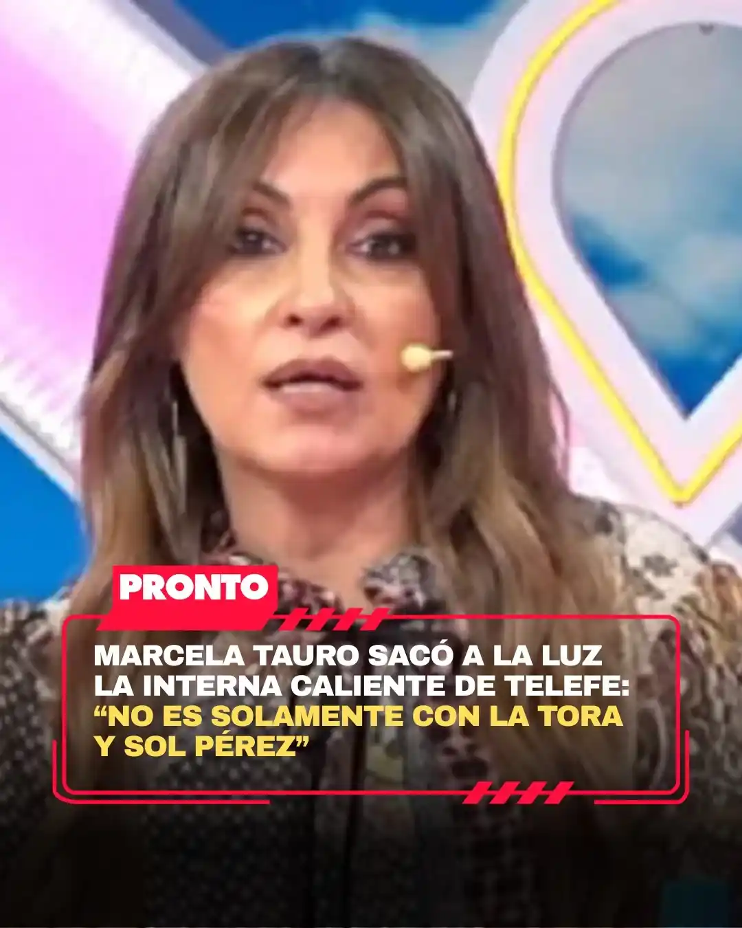 Image from Revista Pronto: La periodista contó que el escándalo se inició hace un año porque sien...