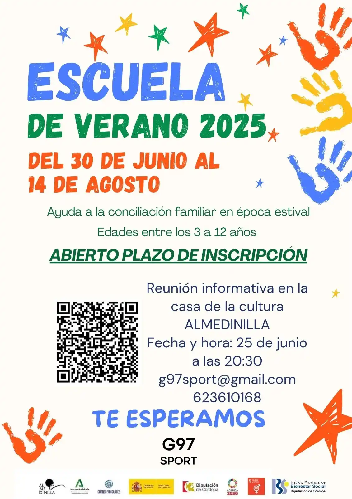 Image from Almedinilla en Red: 🎨🌞 ¡LLEGA LA ESCUELA DE VERANO 2025! 🌞🎨 📅 Del 30 de junio al 14 d...
